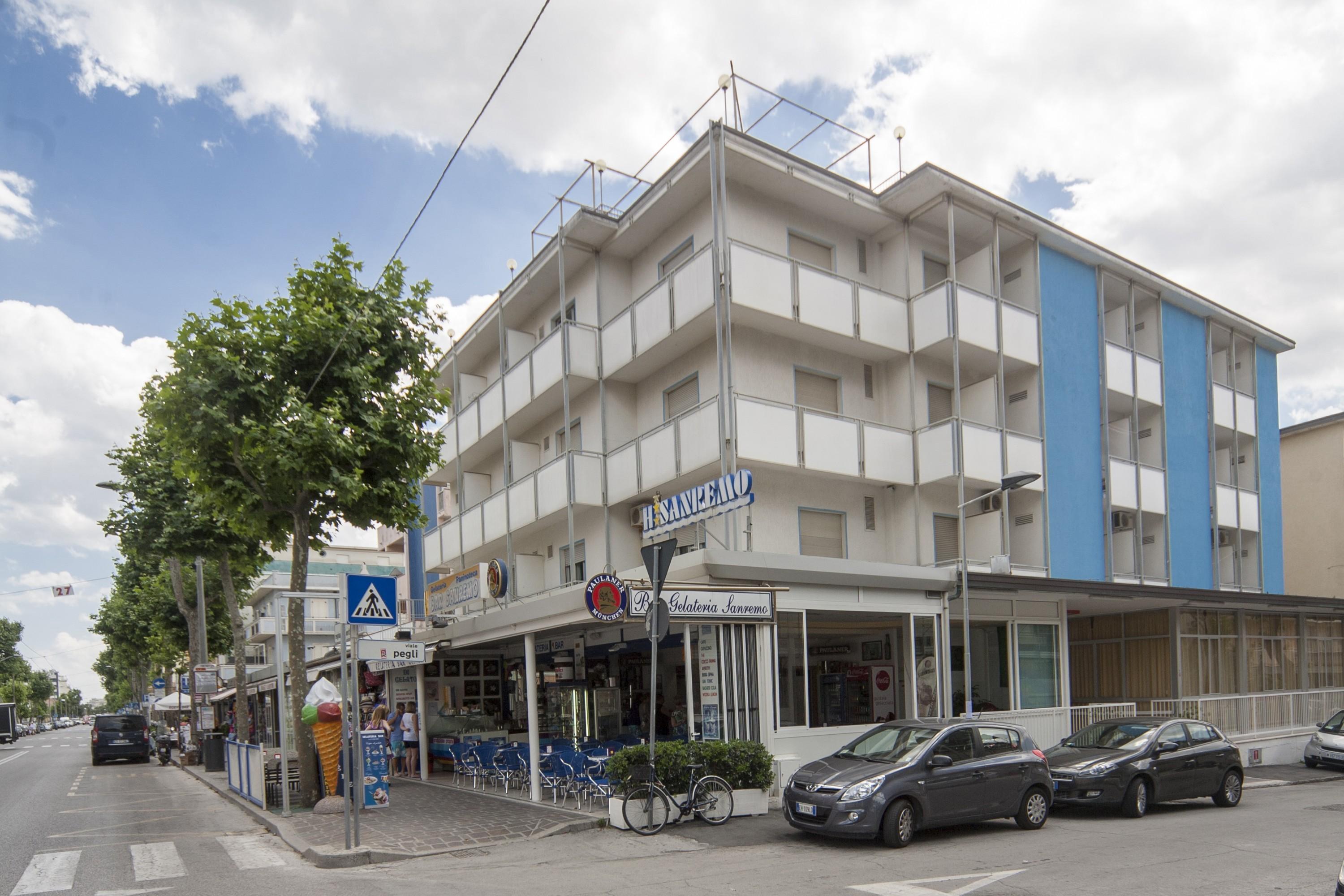 Hotel Sanremo Rimini Bagian luar foto